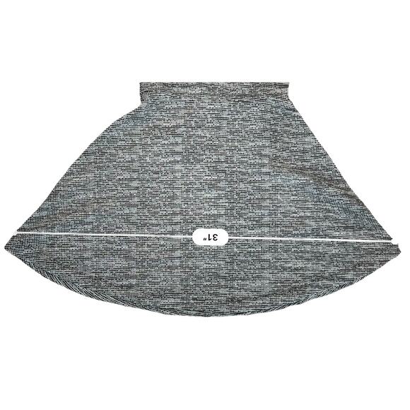 H&M Divided Marled Gray Knit Skate Dress 6 Casual Business Above‎ The Knee - Picture 7 of 12